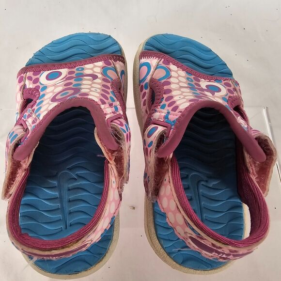 Nike Lil' Sunray Adjust II Protect Toddler 5C Pink Polka Dot 313057 161 - Picture 11 of 16